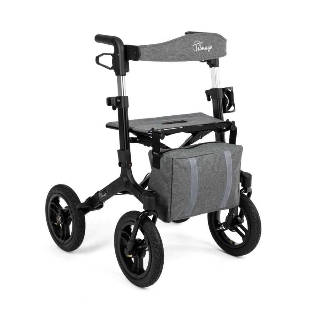 RANGER AIR BLACK Rollator mit Lufträdern | TIMAGO