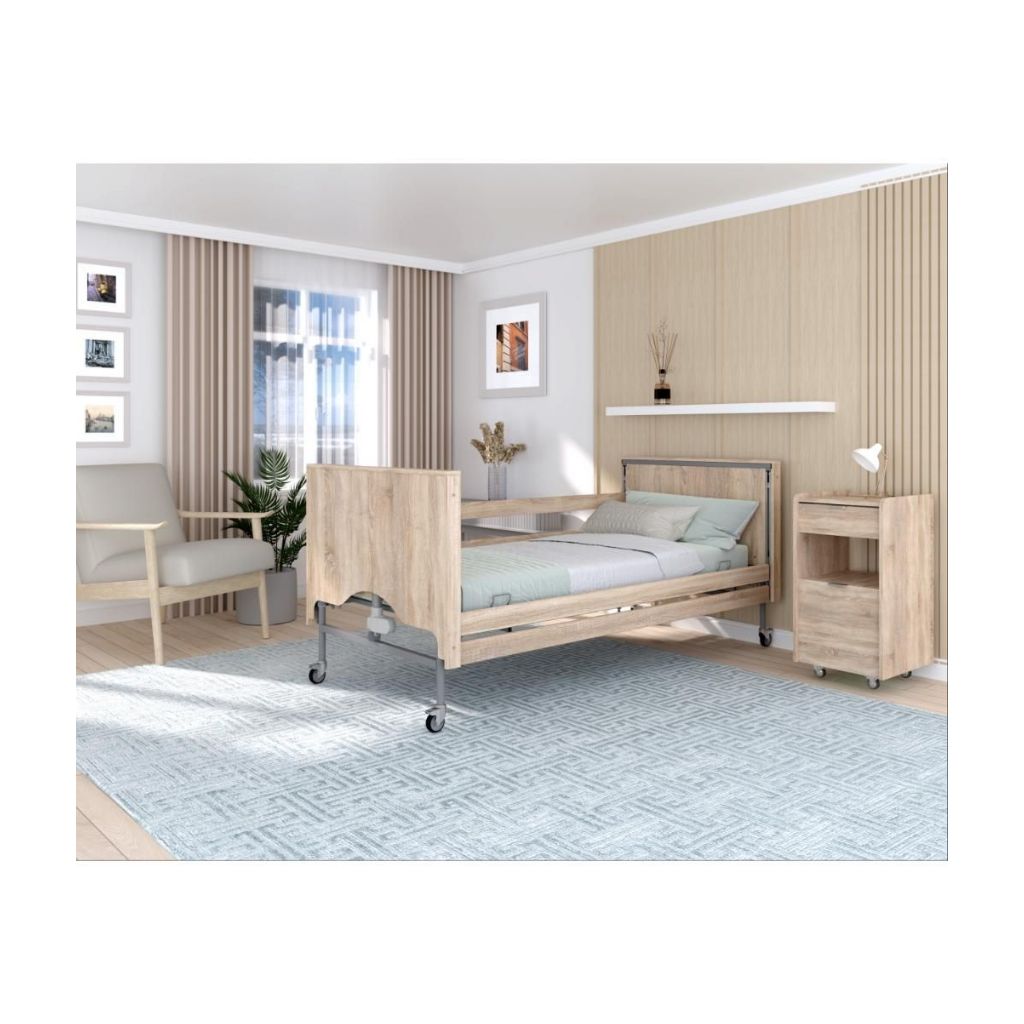 DREAM TIM DELUXE elektrisches Pflegebett - Eiche