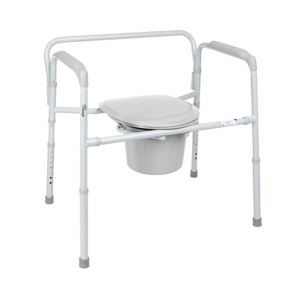 MAXIMUS Basic faltbarer Toilettenstuhl - Benutzergewicht 294 kg