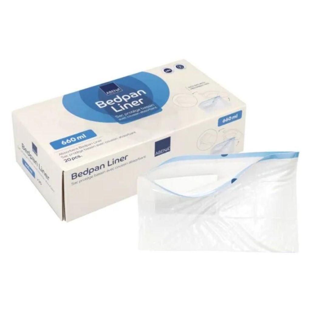 Absorbierende Einlagen für Bettpfanne | 20 Stk. | Absorbiert 660 ml