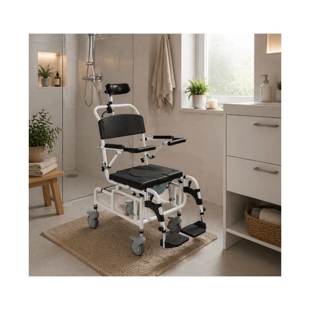 MASTER TIM PLUS | Kippfunktion | Bade-, Toiletten- und Transportstuhl