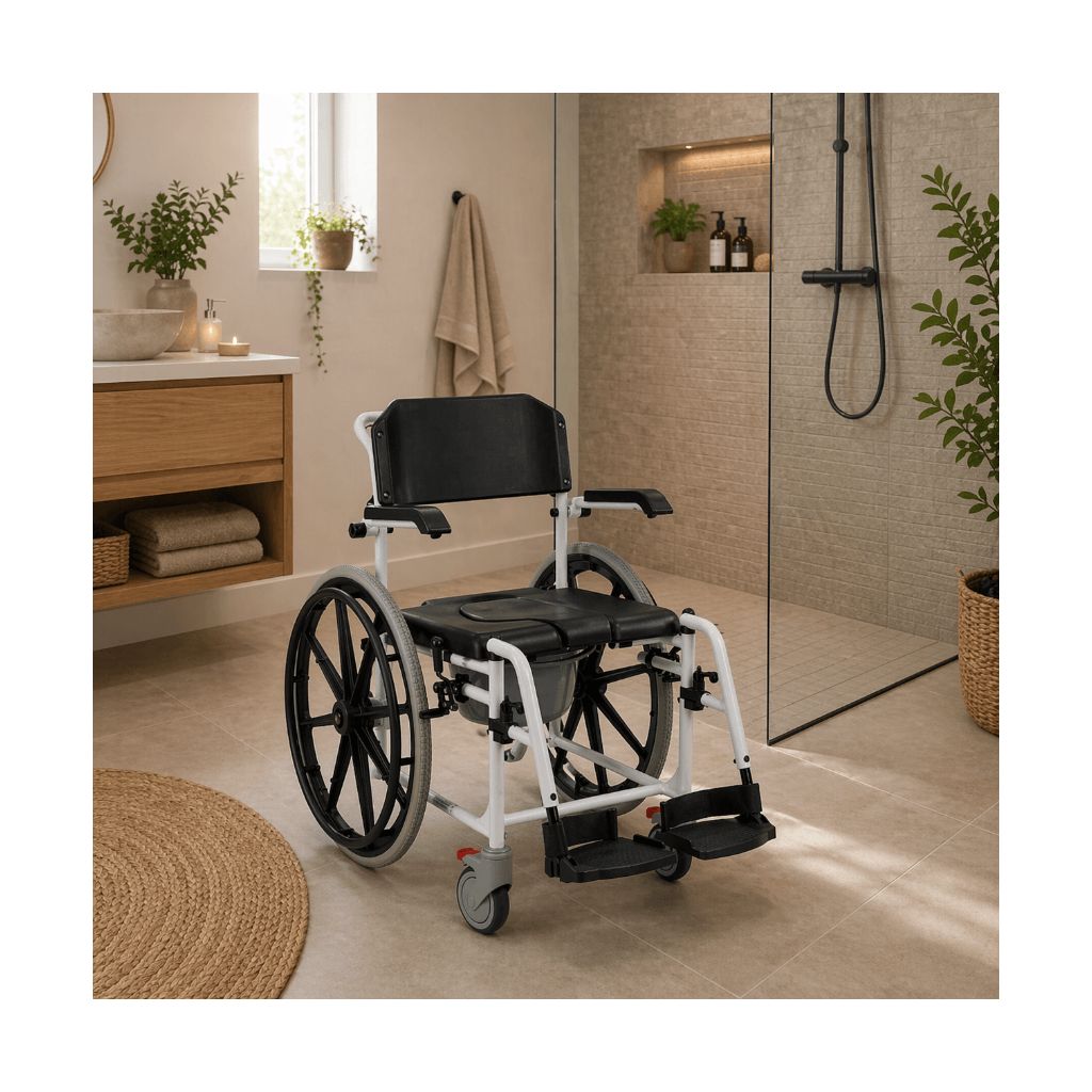 PREMIUM Bade- und Toilettenrollstuhl