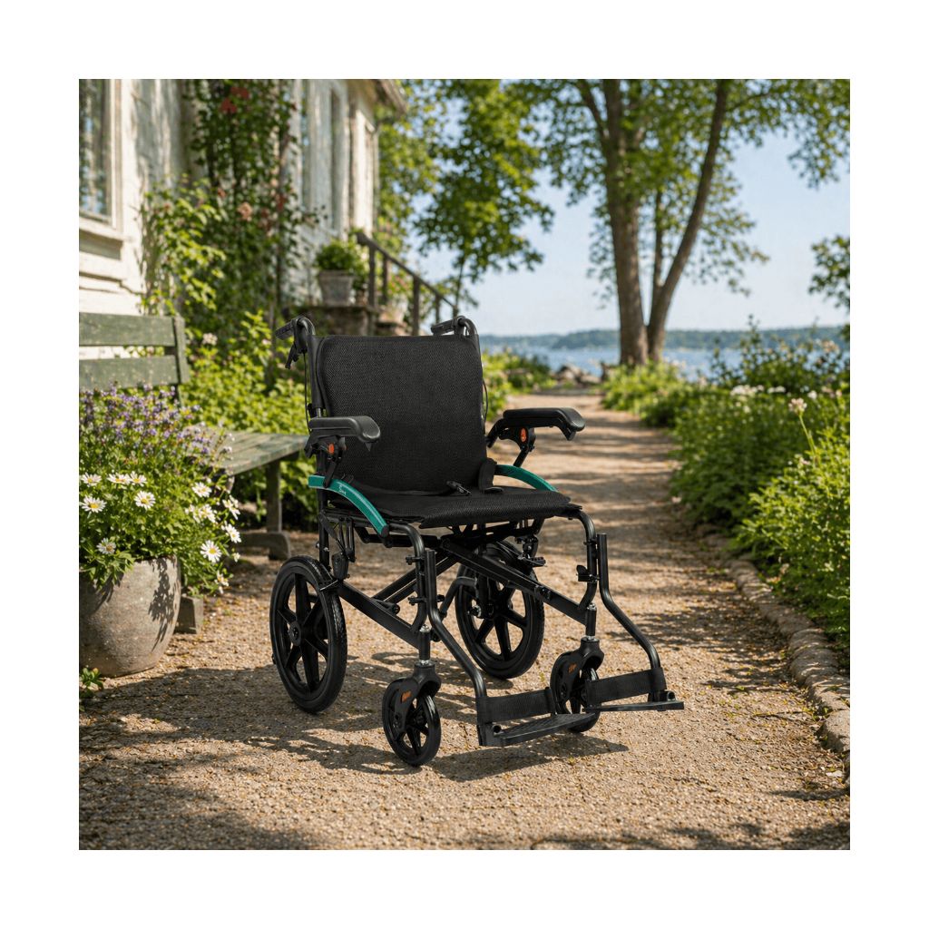 ACTIVE TIM Ultralet transportkørestol - 9,8 kg