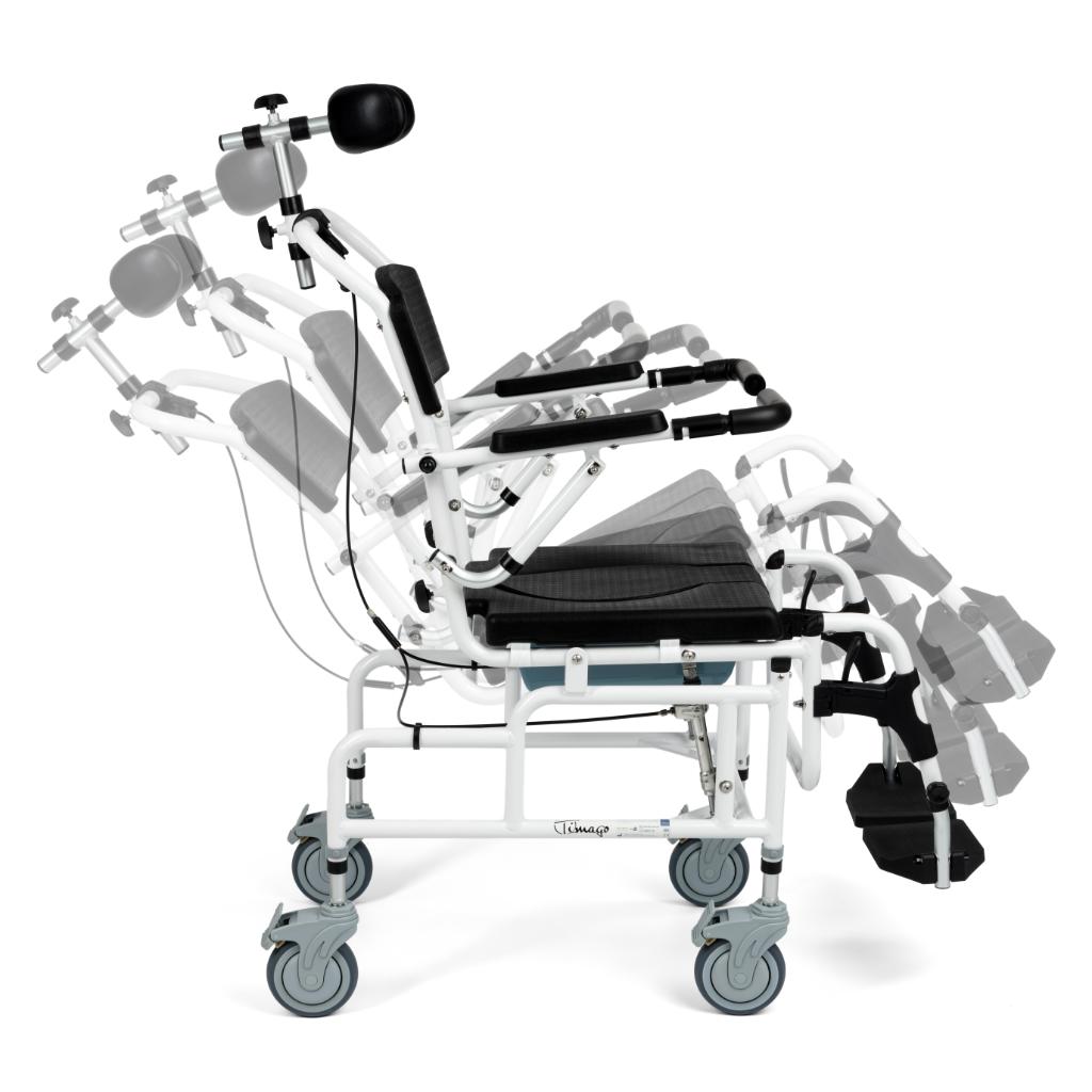 MASTER TIM PLUS | Kippfunktion | Bade-, Toiletten- und Transportstuhl