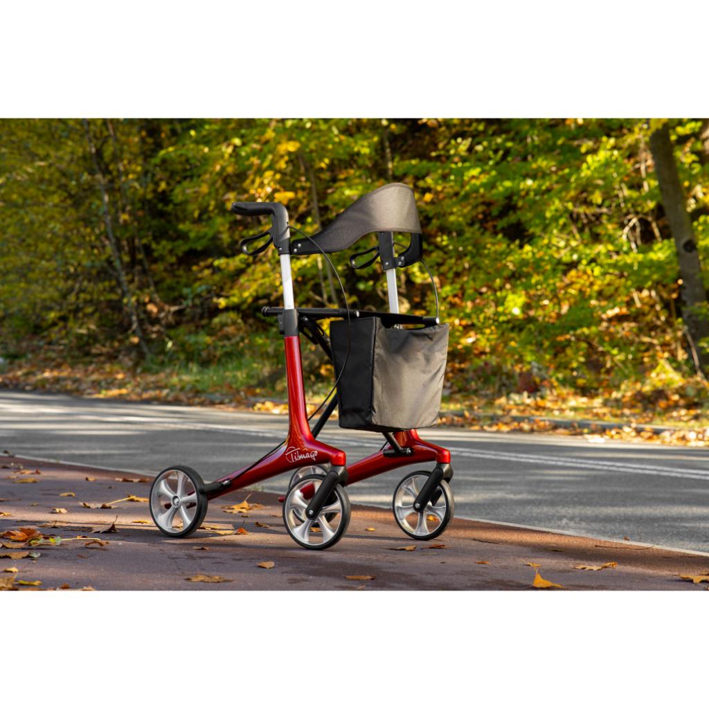 FUTURO ultraleichter Kohlefaser-Rollator 5,3 kg | TIMAGO