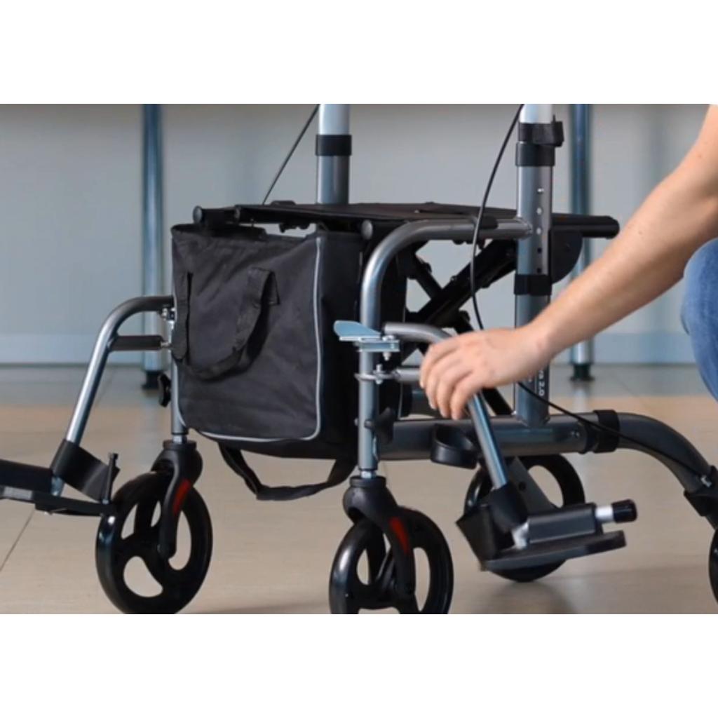 GAYA Rollstuhl & Rollator in 1 | MORETTI