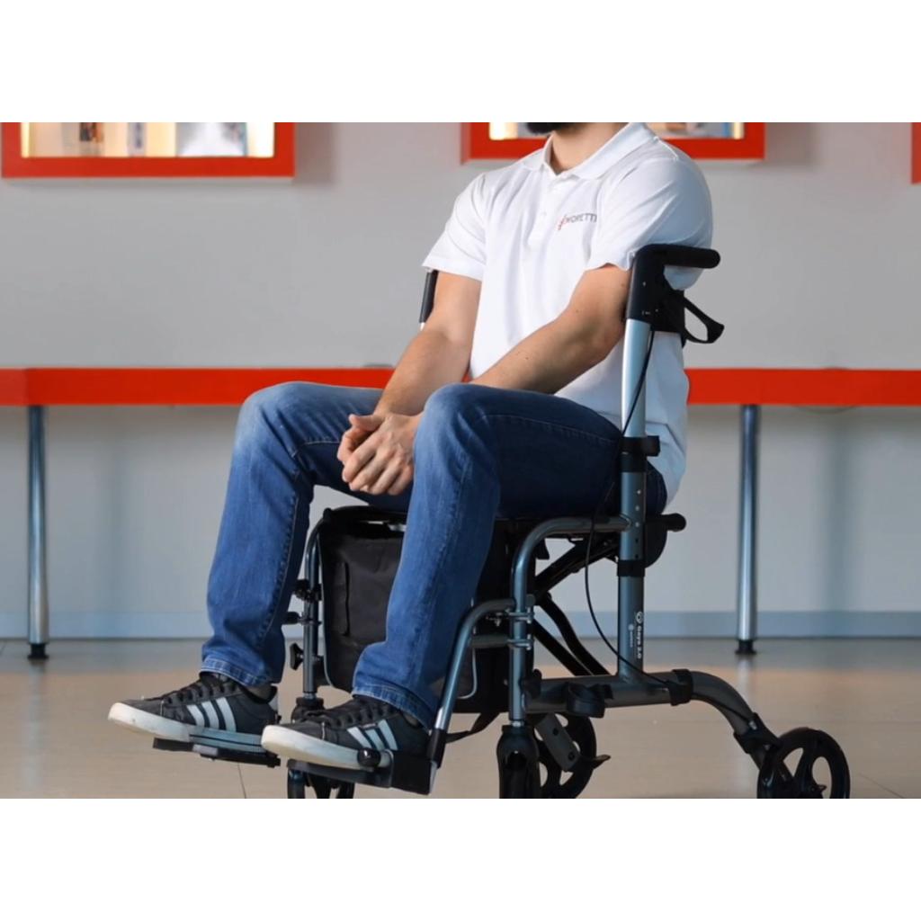 GAYA Rollstuhl & Rollator in 1 | MORETTI