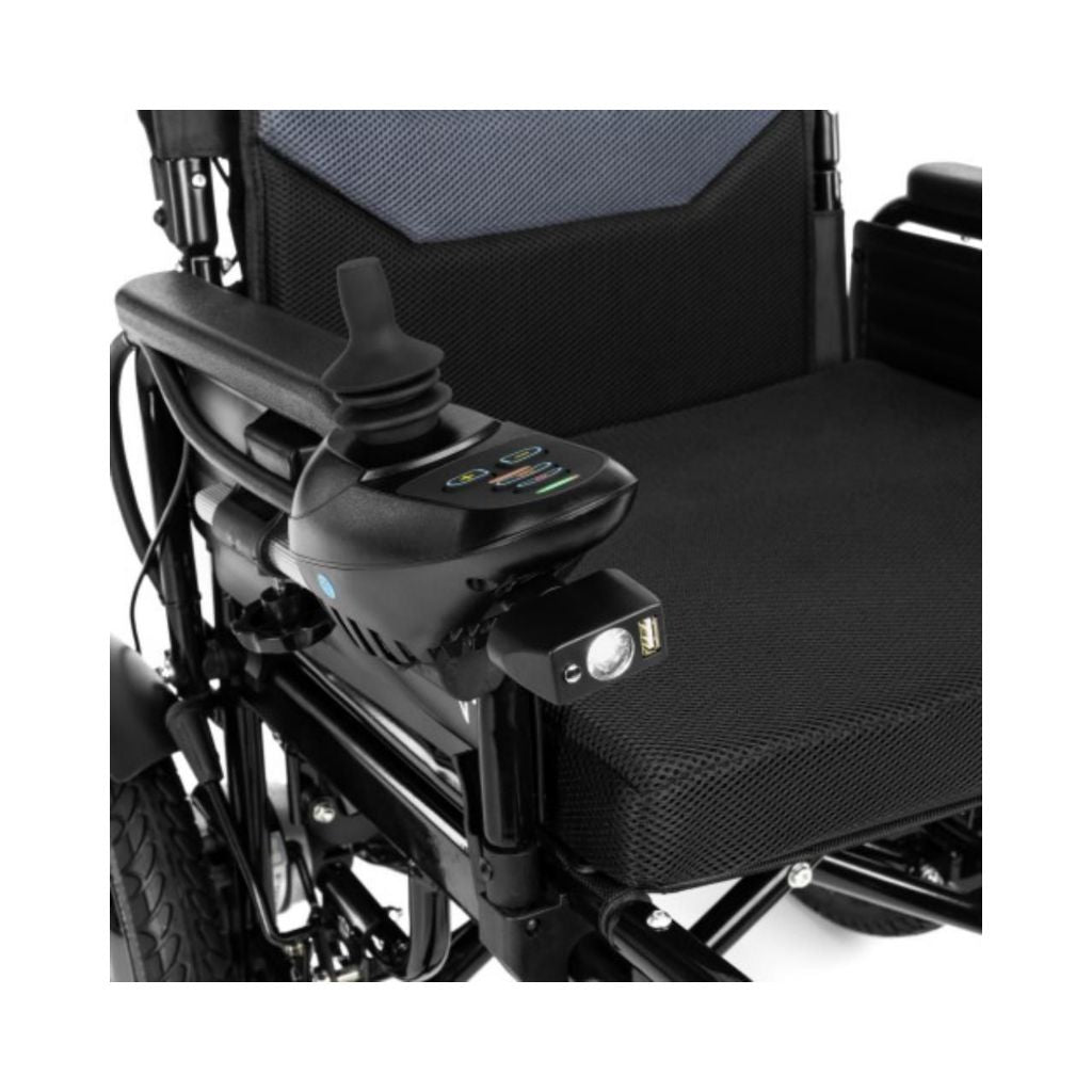 POWER TIM elektrischer Rollstuhl inkl. Joystick für Begleitperson | TIMAGO