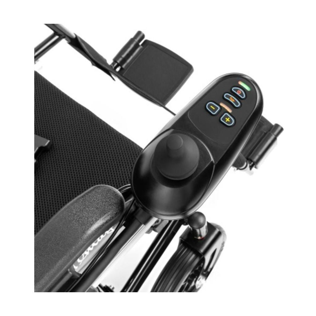 POWER TIM elektrischer Rollstuhl inkl. Joystick für eine Begleitperson | TIMAGO