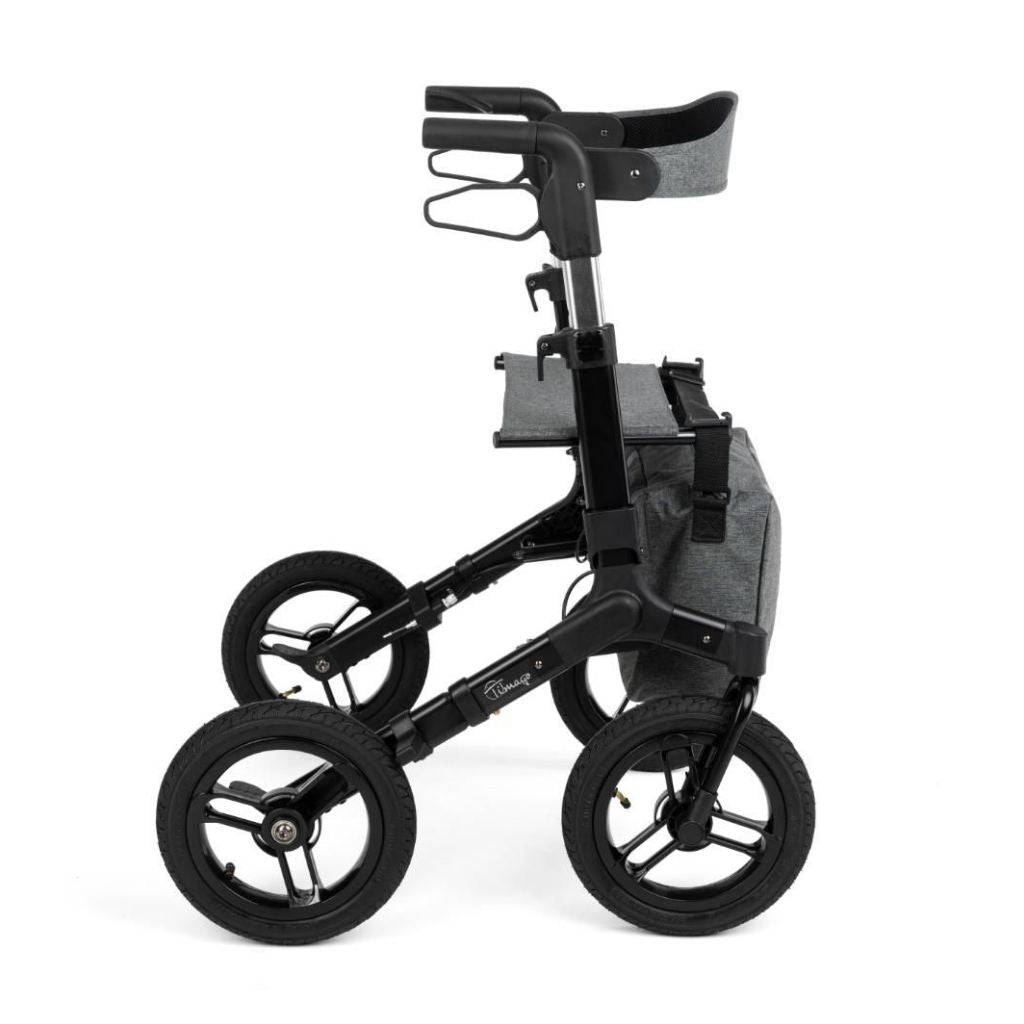 RANGER AIR BLACK Rollator mit Lufträdern | TIMAGO