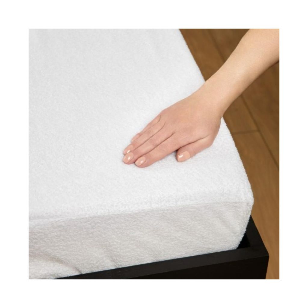 SLEEPTIM Wasserdichter Matratzenschoner mit Gummizug - 200 X 90 X 15 cm