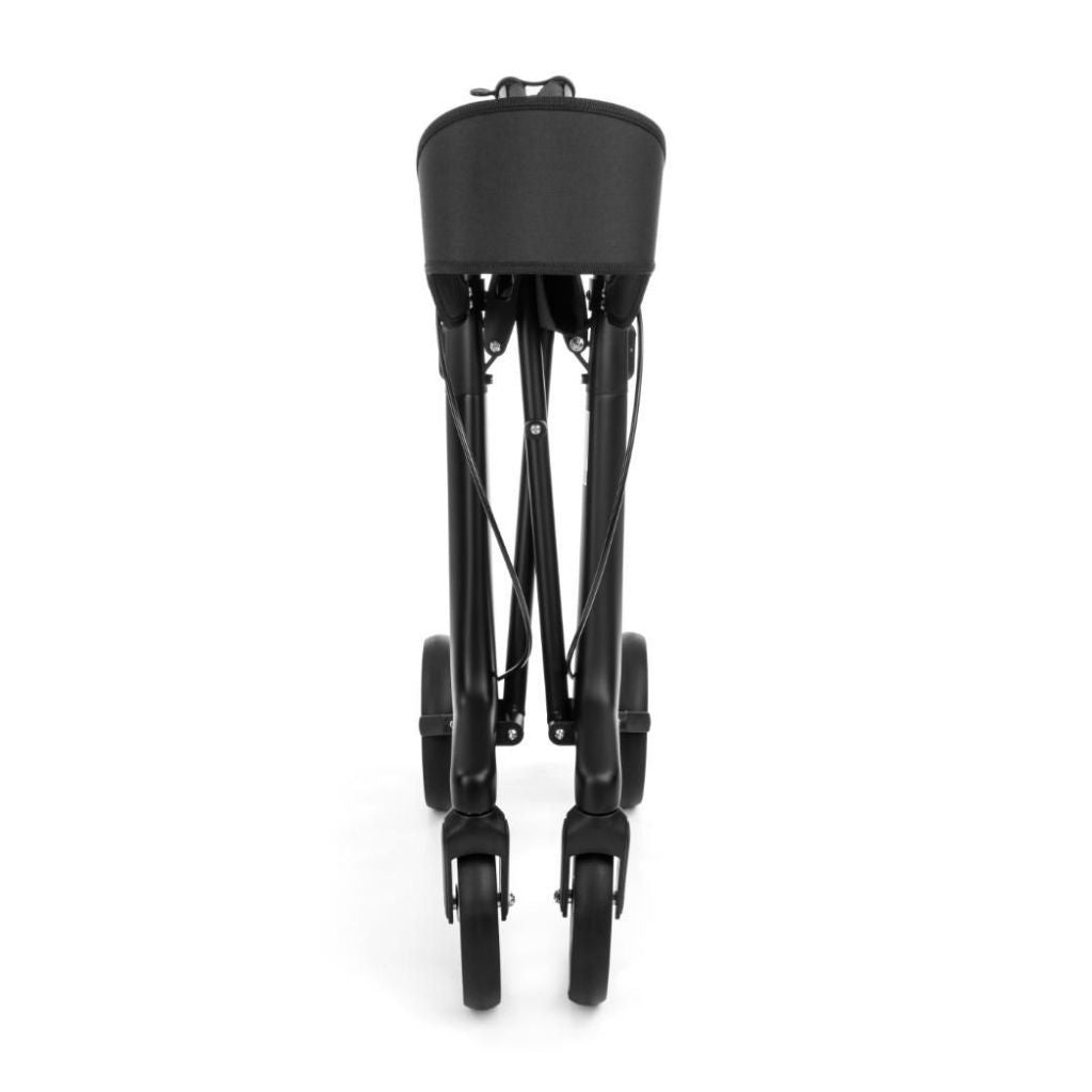 FUTURO BLACK | Carbon-Rollator 5,3 kg | Weiche Räder