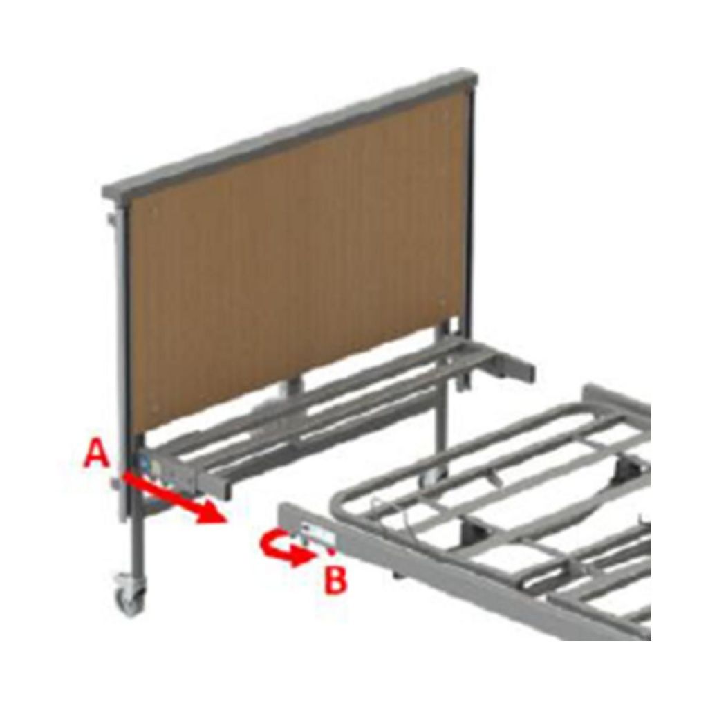 DREAM TIM LANG MODEL elektrisches Pflegebett inkl. Matratze | 220 cm | Buche