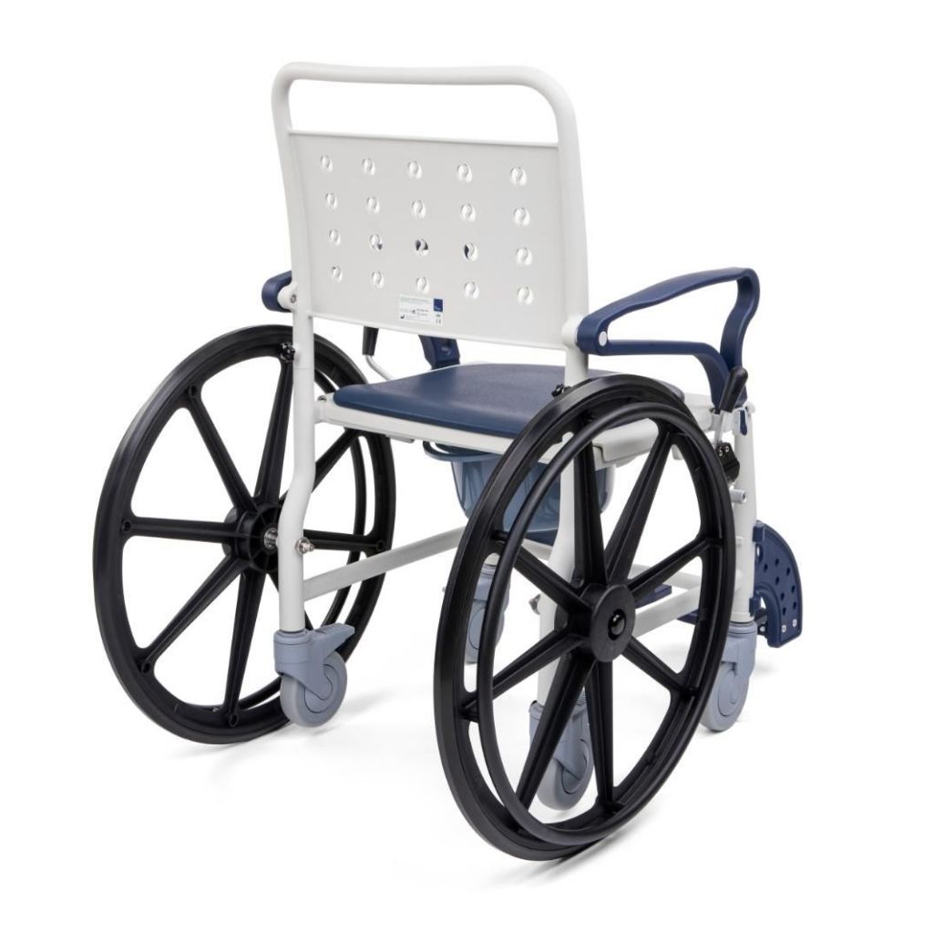 SANI TIM | 4-in-1 | Fahr-, Transport-, Toiletten- und Duschstuhl