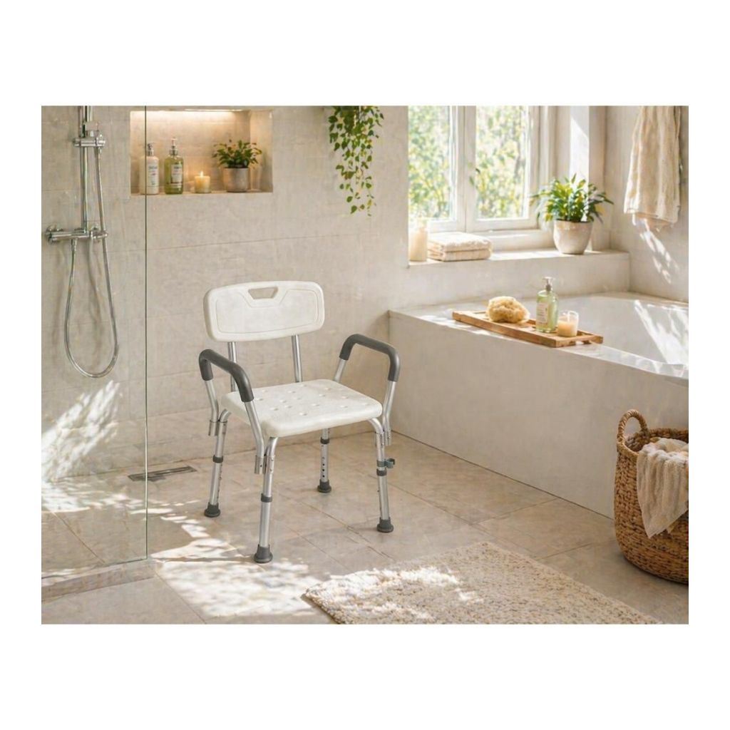 Badestuhl mit Armlehne und Rückenlehne