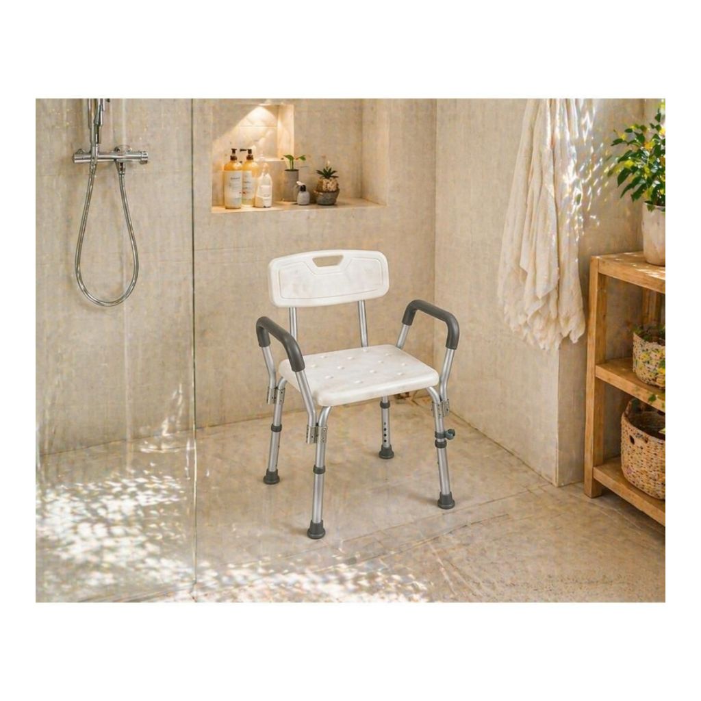 Badestuhl mit Arm- und Rückenlehne