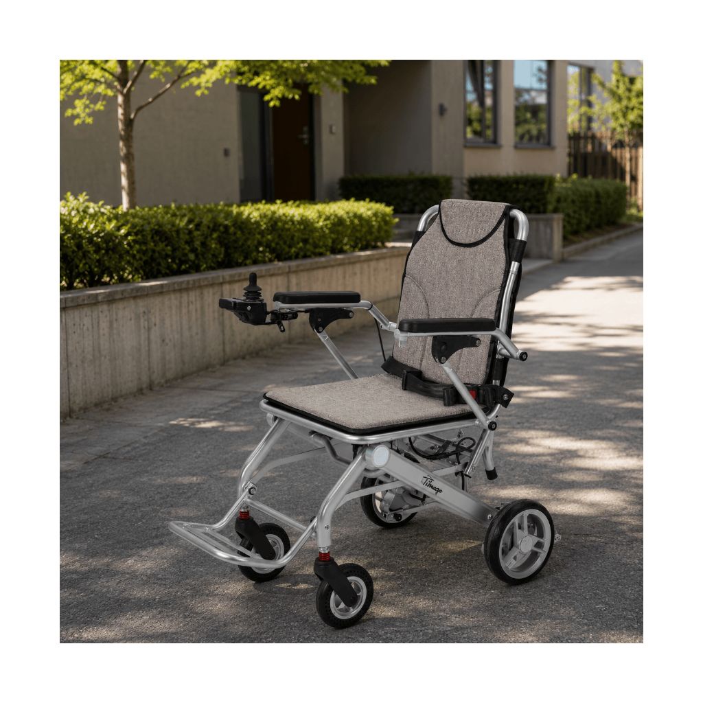 SMART TIM ultraleichter Elektrorollstuhl | 14,7 kg | Silber